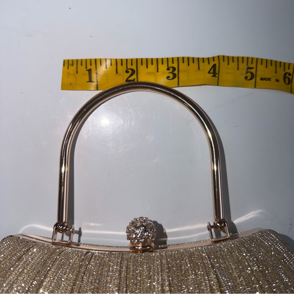 TJ Maxx | Elegant Gold Evening Clutch - Picture 11 of 12